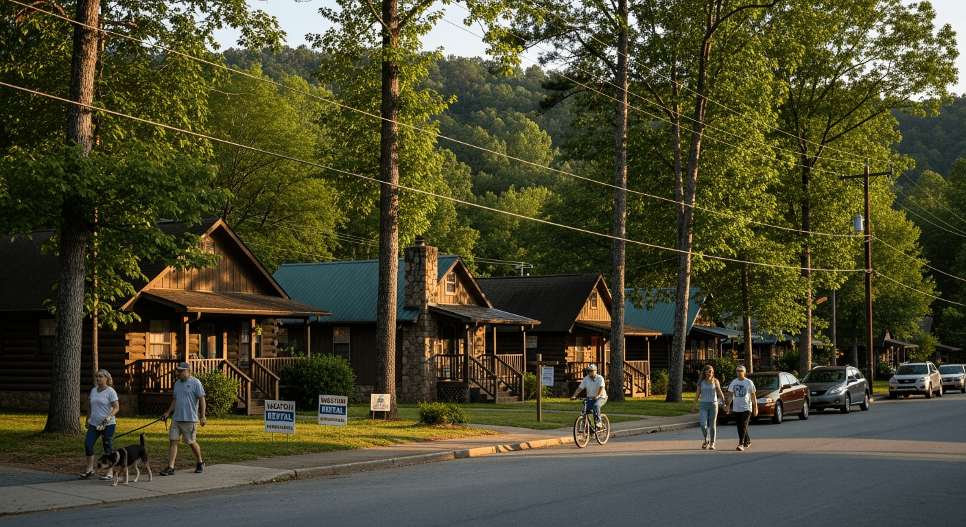 Ellijay Pauses New Short-Term Rentals for 90 Days as County Warns of a "Wild West" of Unlicensed Cabins